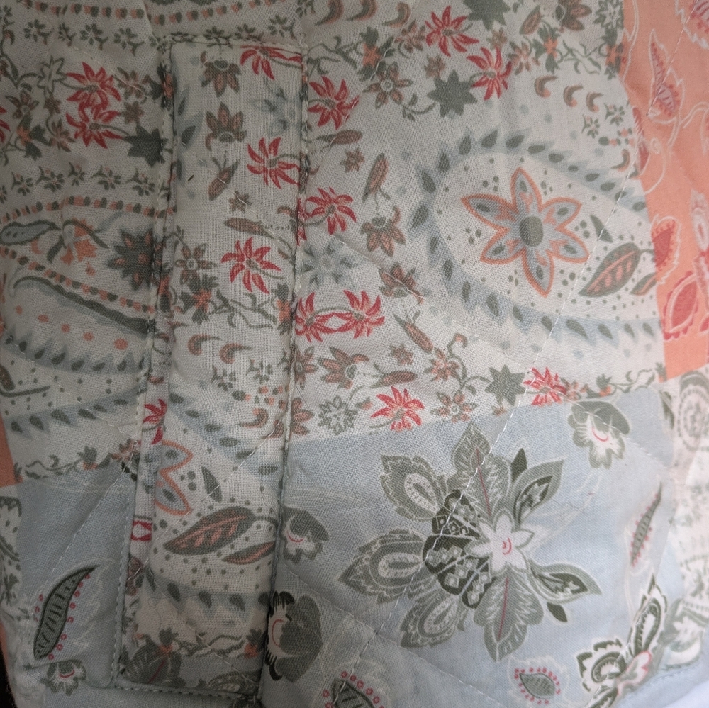 Patchwork Quilted Jacket - Multicolor - image 3